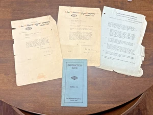 1922 Milburn Wagon Company Toledo Ohio Letter and Instruction Book Vintage - Picture 1 of 12
