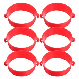 6 Pcs Road Cone Collar Traffic Safety Chain Connector Kits for Cones Barrier - Picture 1 of 12