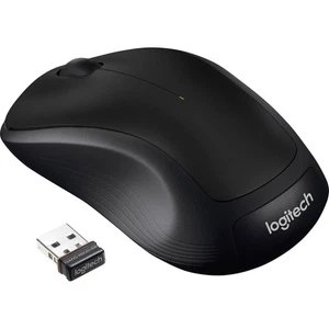 Logitech M310 Wireless Mouse Radio Transfer, PC Mouse, PC/Mac Black - Picture 1 of 10