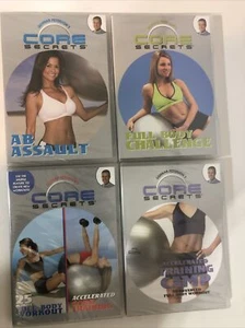 Gunnar Peterson's Core Secrets - 4 DVD's - Brand new and sealed! - Picture 1 of 5