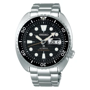 New Seiko Prospex Automatic Diver Black Dial Date Men's Watch SRPE03 - Picture 1 of 1