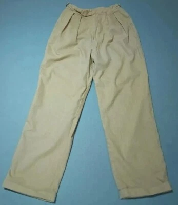 Ralph Lauren Pantalón Mujer W28 L30 EE. UU. 14 Lana Vintage Hecho en EE. UU. ILGWU Foto 1 de 4