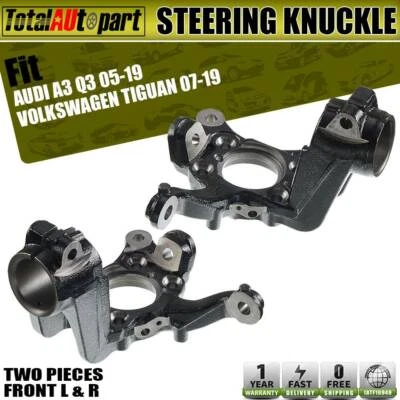 2 piezas nudillo de dirección laterales delanteros de acero para Audi A3 Volkswagen Golf Jetta Tiguan Foto 1 de 4