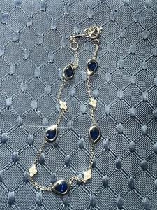 diamond and sapphire bracelet - Picture 1 of 6