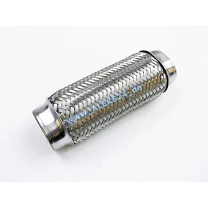 Flexrohr Oval Flach Ø 44/58 x 210 mm Hosenrohr Edelstahl für Fiat Punto 176 - Bild 1 von 4