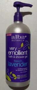Alba Botanica Very Emollient French Lavender Bath & Shower Gel, 32 oz - Picture 1 of 2