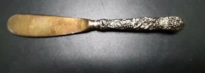 Vintage Godinger Grapevine Handle Silver Butter Spreader - Picture 1 of 2