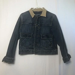 Gap Kids 1969 Denim Blue Jean Jacket Distressed Girls Boys. Youth Size XL - Picture 1 of 13