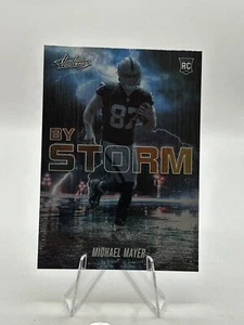 MICHAEL MAYER RC BY STORM FOIL 2023 Panini Absolute #BST-16 LAS VEGAS RAIDERS RC - Picture 1 of 2
