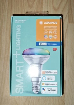 LEDVANCE SMART+ Bluetooth LED Leuchtmittel Reflektor-R50 40W 210lm RGBW E14 Weiß - Bild 1 von 2