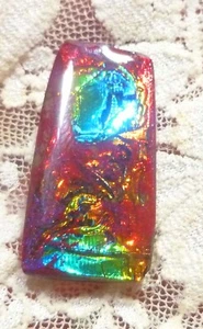 Multi Colors AMMOLITE GEM! Gemstone Amazing Colors! 26x18mm - Picture 1 of 8