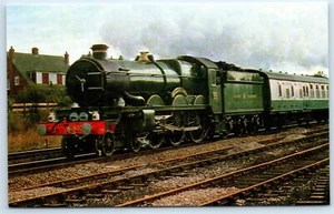Postcard Railway Locomotive 4-6-0 No. 4079 Pendennis Castle Steam GWR - Picture 1 of 2