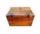 Advertising Seattle COFFEE Crate Wood Shipping Box Rare Western Antique Trunk
