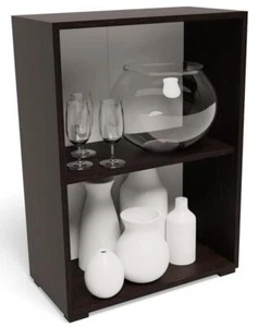 MATKAM Elegantes Bücherregal 80 EX3, robust und hochwertig,(Wenge) - Bild 1 von 4