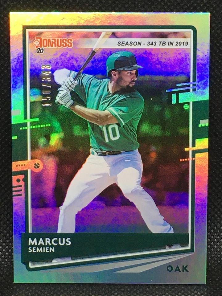 #/343! 🚨 2020 Donruss Marcus Semien - TB In 2019 #92 - Image 1 of 2