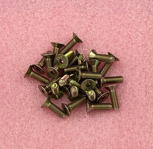 M5 x 0,8 x 12 10,9 Stahl YTZN Senkkopfschrauben mit Innensechskant. 200 Stück - Bild 1 von 4