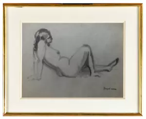 JACQUES NAM (1881-1974) ORIGINALZEICHNUNG WEIBLICHER AKT UM 1930 (113) - Bild 1 von 5