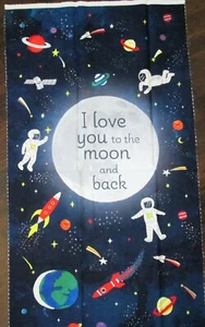1 Adorable "I Love You" Cotton Fabric Quilting/Wallhanging Sewing Crafting Panel - Picture 1 of 1