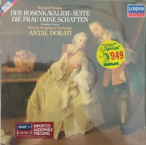 SRAUSS-DER ROSENKAVALIER SUITE-ORIGINAL LONDON ffrr 411 893-1 STEREO VINYL IMPOR - Picture 1 of 2