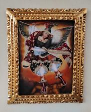 St Michael Archangel - Cuzco painting - Original oil painting - Framed wall art