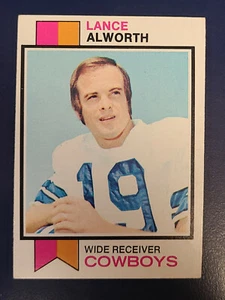 Tarjeta de fútbol americano 1973 Topps #61 Lance Alworth Dallas Cowboys - Imagen 1 de 2