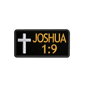 Joshua ROCKER PARCHE BORDADO RELIGIOSO CRISTIANO VERSO BÍBLICO JESÚS hierro - Imagen 1 de 12