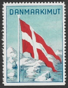 Greenland 1942 DANMARKIMUT Charity Stamp for Official Mail Cinderella Seal VF-NH - Picture 1 of 2