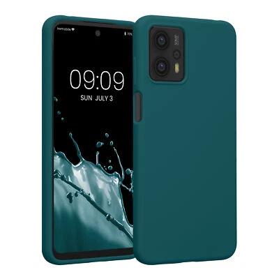 KWMOBILE Silicone Case for Motorola Moto G23 Moto G13 - TPU Rubberized Cover
