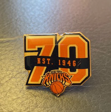 New York Knicks 70th Anniversary Pin  - New in Original Bag Cover