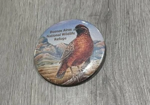 Vintage BUENOS AIRES NATIONAL WILDLIFE REFUGE Pinback Button Bird Souvenir RARE! - Picture 1 of 6