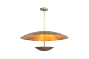 1950's Mid Century Murano Glass Cube Sputnik Italian Modern Brass Chandeliers - Picture 1 of 5
