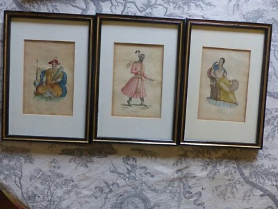 COSTUMES ORIENTALISTES LOT DE 3 GRAVURES XIXème - Photo 1/4
