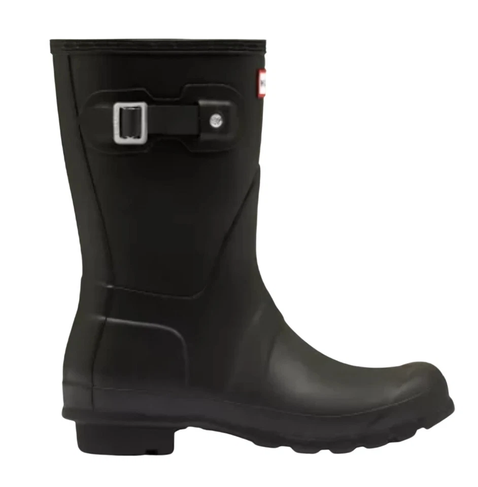 Hunter Original Short Rain Boot for Women, Size 9 - Black