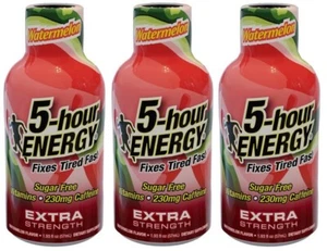 3 Pack- 5 Hr Energy Extra Strength Watermelon, 1.93 oz *EXP 6/25* - Picture 1 of 1