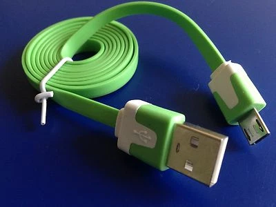 3Ft/6Ft/10Ft Micro USB 2.0 to USB Samsung Flat Noodle Data Sync & Charger Cable  - Image 1 of 4