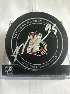 Matt Duchene Signed Ottawa Senators Official game Puck - Picture 1 of 3