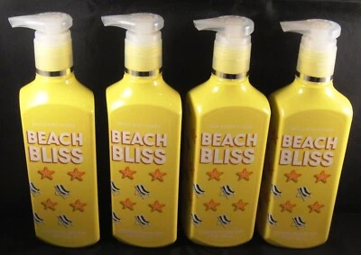 4 Bath & Body Works BEACH BLISS Gel HAND SOAP Ocean WATER FLOWERS Musk FREE SHIP - Image 1 of 4