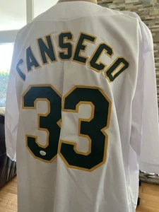 Jose Canseco Signed Auto Oakland Athletics Custom Jersey JSA - Picture 1 of 2
