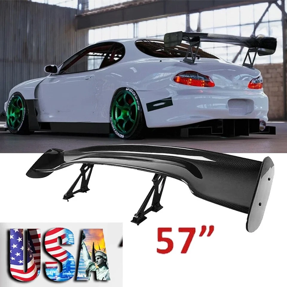 For Hyundai Tiburon 97-08 57" GT Rear Trunk /Spoiler Wing /Carbon Fiber Look - Image 1 of 4
