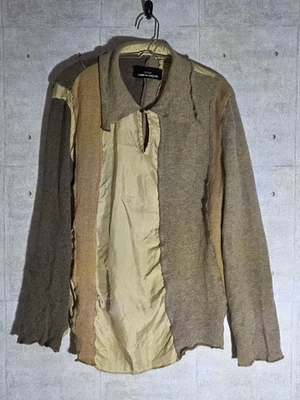 [Usado] Camisa Tricot Comme Des Garcons Diseño Panel Manga Larga AD 1993 Mujeres JP Foto 1 de 4