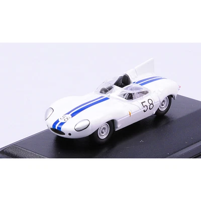 JAGUAR D TYPE N.58 WINNER LIME ROCK 1957 1:76 Oxford Auto Competizione Modellino - Immagine 1 di 2