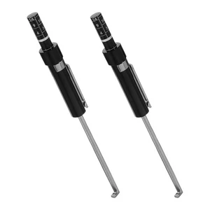 2 PCS Brake Pad Detection Tool Wear Assessment Gauges Measurement - Foto 1 di 12