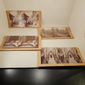 4 Vintage Keystone View Company Stereoview Kartennummern 13015 3000 986 und 896  - Bild 1 von 12