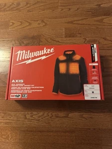 Milwaukee Women’s Medium M12 Cordless Axis Black Heated Jacket Kit. - Picture 1 of 9