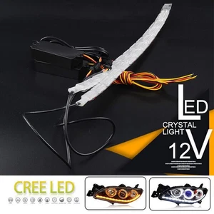 Tira de luz LED flexible 12 LED Switchback DRL flujo secuencial señal de giro lámpara / - Imagen 1 de 8