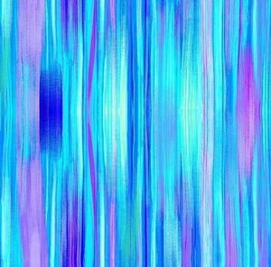 Timeless Treasures Bellagio Blue and Purple Striped Cotton Fabric by the Yard - Picture 1 of 4