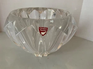 Orrefors Art Crystal Zodiac Bowl Erika Lagerbielke Design Sweden Signed - Picture 1 of 6