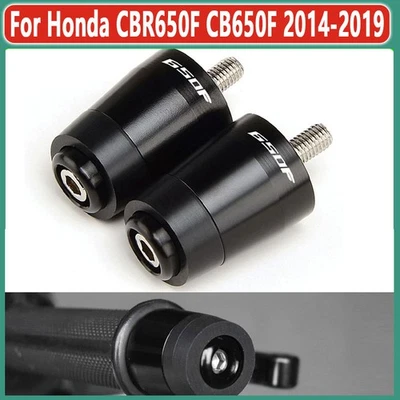 For Honda CBR650F CB650F 2014-2019 Motorcycle Handle Bar End Plug Grip Ends Caps Foto 1 de 4