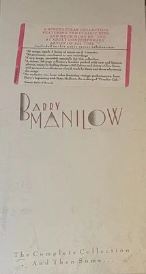 New - Barry Manilow - Complete Collection & Then Some - 4 Cassettes + 1 VHS Tape - Image 1 of 2