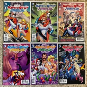 Harley Quinn Power Girl #1-6 Cover A Complete Series Set 2015 DC Comics Lot - Picture 1 of 7